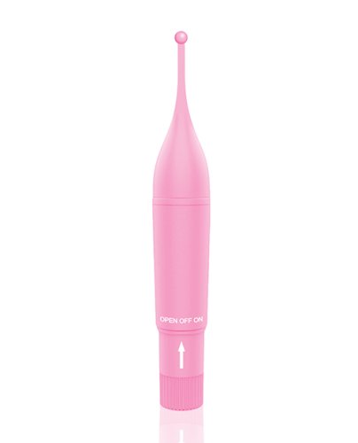 The 9\'s Clitterific! Pearl Point Clitoral Stimulator - Pink