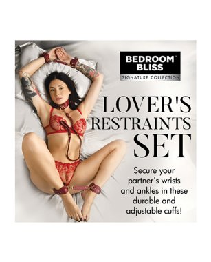 Bedroom Bliss Lover's Restraint Set - Red