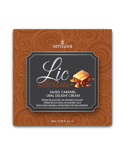 Lic O Licious Oral Delight Cream - 6ml Packet Salted Caramel