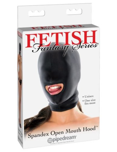 FETISH FANTASY SPANDEX OPEN MOUTH HOOD