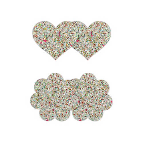Pretty Pasties Heart/Flower Glow 2 sets*