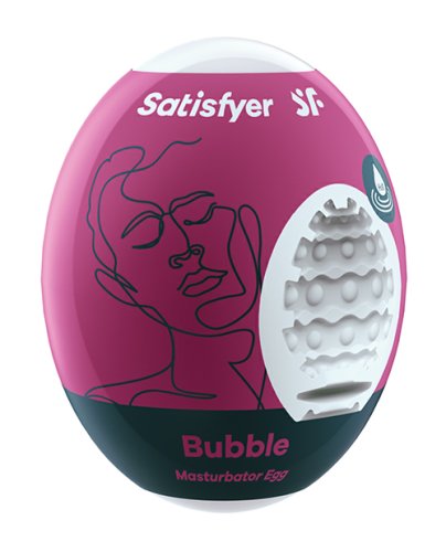 SATISFYER BUBBLE MASTURBATOR EGG VIOLET (NET)