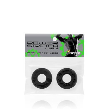 POWER STRETCH DONUTS 2 PACK BLACK