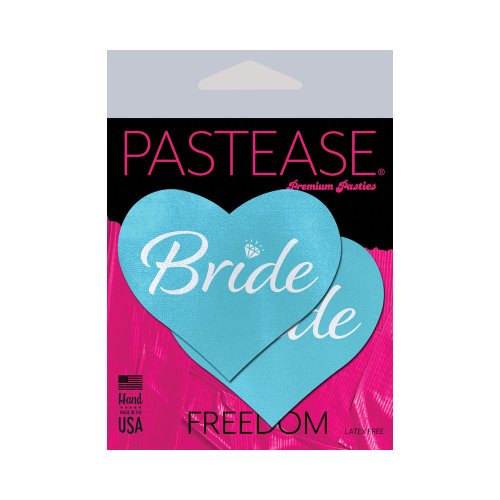 \'Bride\' Heart Pasties - Robin Egg Blue