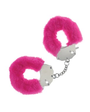 Shots Ouch! Heavy-duty Fluffy Handcuffs - Pink