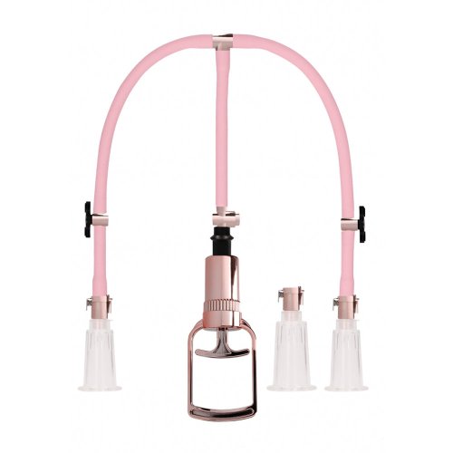 Pumped Clitoral & Nipple Pump Set Rose