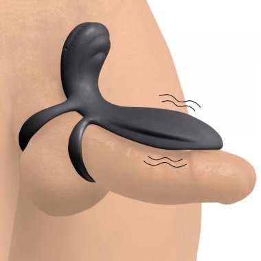 Silicone Vibrating Girth Enhancer w/ R/C