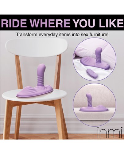 Inmi Thrust N\' Grind Thrusting & Vibrating Silicone Grinder - Purple