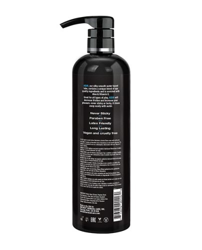 Wicked Sensual Care Aqua Waterbased Lubricant - 16 oz Fragrance Free