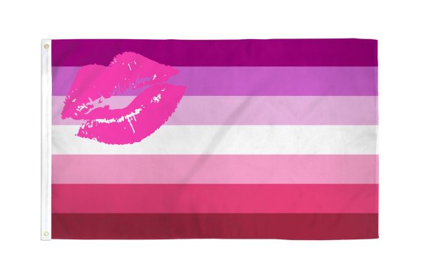 Lipstick Lesbian Flag 3\' X 5\' Polyester