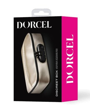 Dorcel Lockable Discreet Box - Luxury Gold