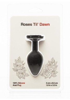 ROSES TIL DAWN SILICONE ANAL PLUG MEDIUM