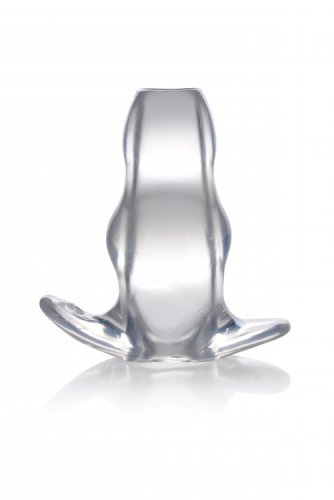 MASTER SERIES CLEAR VIEW HOLLOW ANAL PLUG MEDIUM