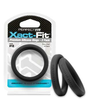 PERFECT FIT XACT-FIT #18 2 PK BLACK