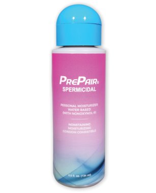 PRE PAIR SPERMICIDAL LUBE 4.5 OZ WATER BASED