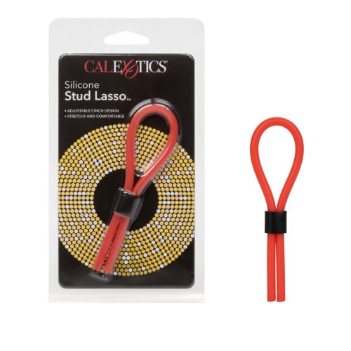 SILICONE STUD LASSO RED