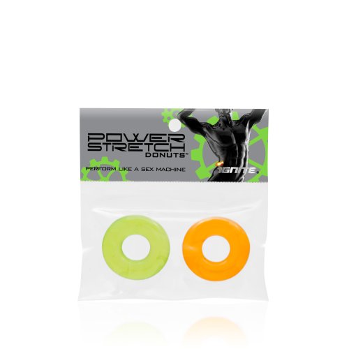 POWER STRETCH DONUTS 2PK ORANGE/GREEN