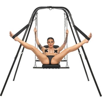 Throne Adjustable Sex Sling With Stand