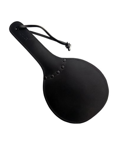 Rouge Leather Padded Ping Pong Paddle - Black
