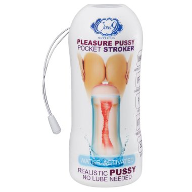 CLOUD 9 PLEASURE PUSSY POCKET STROKER WATER ACTIVATED LIGHT