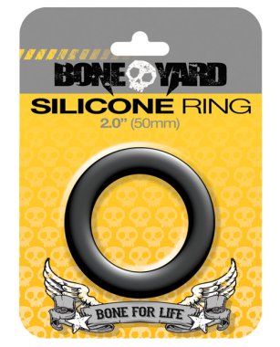 Boneyard 2.0" Silicone Ring - Black