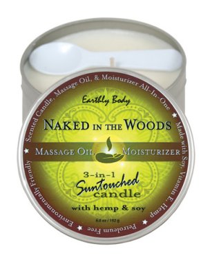 CANDLE 3 IN 1 NAKED IN THE WOODS 6 OZ