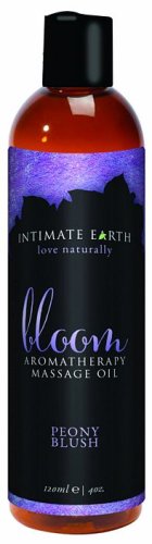 INTIMATE EARTH BLOOM MASSAGE OIL 4OZ