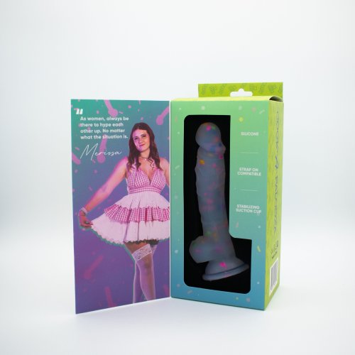 Cock-A-Palooza Confetti Silicone Dildo