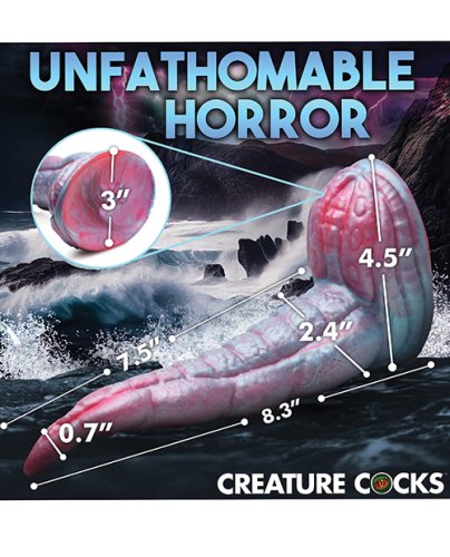 Creature Cocks Tentacle Cock Silicone Dildo - Red/Blue