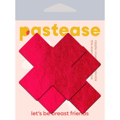 PASTEASE LIQUID RED CROSS NIPPLE PASTIES