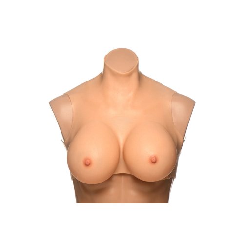 Perky Pair G-Cup Silic Breasts high neck