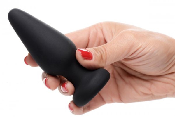 BOOTY SPARKS SILICONE LIGHT-UP ANAL PLUG MEDIUM