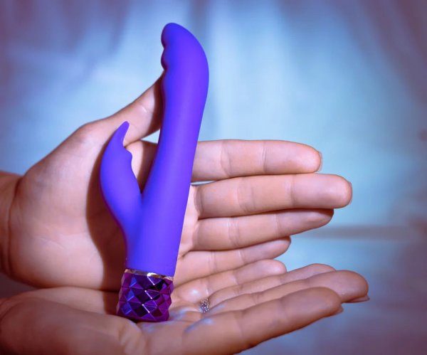 HAILEY SILICONE RABBIT PURPLE