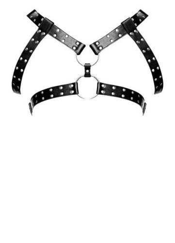 GEMINI LEATHER HARNESS BLACK O/S