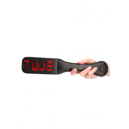 Ouch! Paddle - SLUT - Black/Red