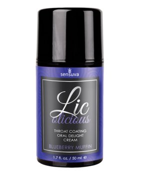 Lic O Licious Oral Delight Cream - 1.7 oz Blueberry Muffin