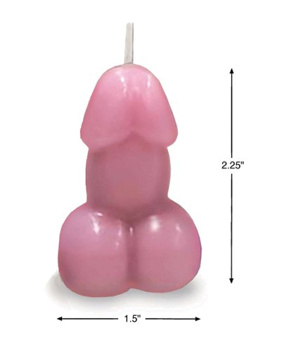 Eden\'s Penis Candle - Rose - Vanilla