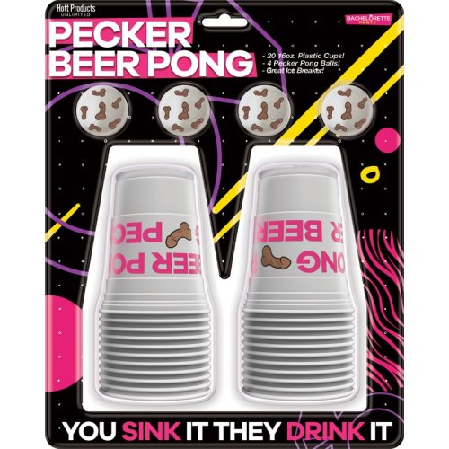 PECKER BEER PONG SET