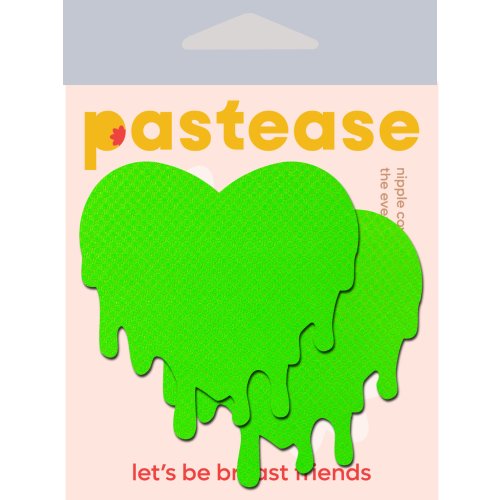 PASTEASE NEON GREEN MELTY HEARTS