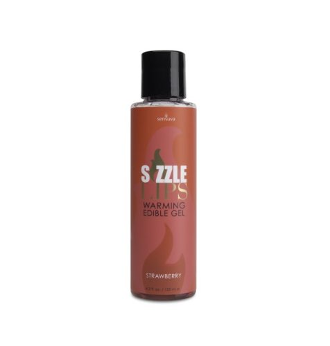 SIZZLE LIPS WARMING GEL STRAWBERRY 4.2 OZ