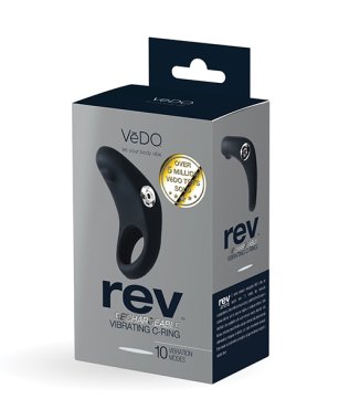 VEDO REV RECHARGEABLE C-RING VIBRATING BLACK