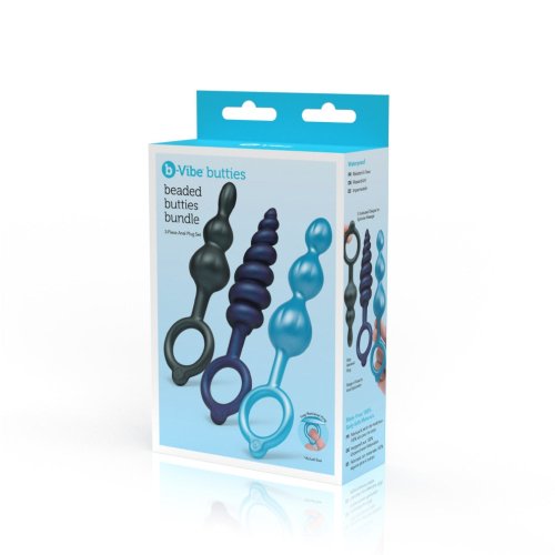 b-Vibe Beaded Butties Bundle 3pc plugs