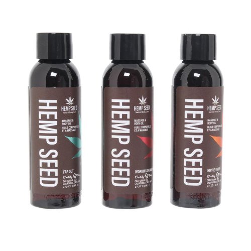 Hemp Seed Summer Massage Oil Trio Set