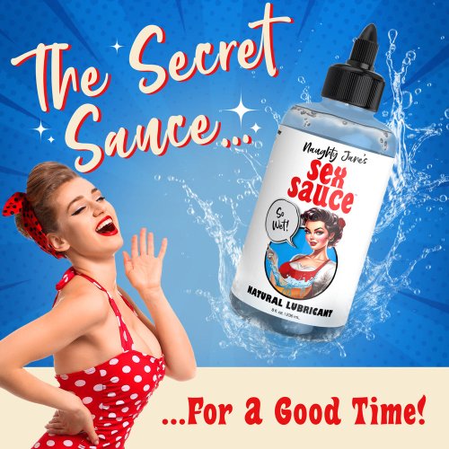 Naughty Janes Sex Sauce Natural Lube 8oz