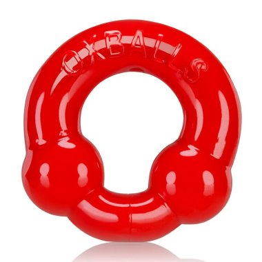 ULTRA BALLS COCKRING 2 PACK STEEL/RED (NET)