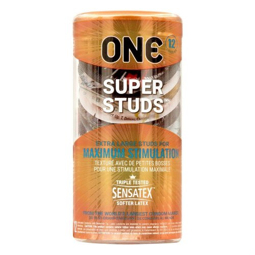 ONE Super Studs Condoms 12pc Tin *