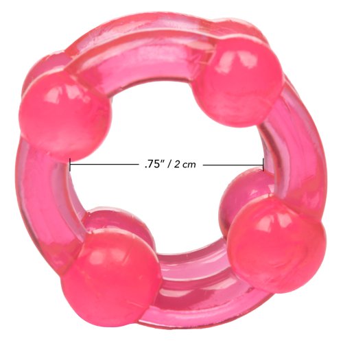 ISLAND RINGS DOUBLE STACKERS- PINK