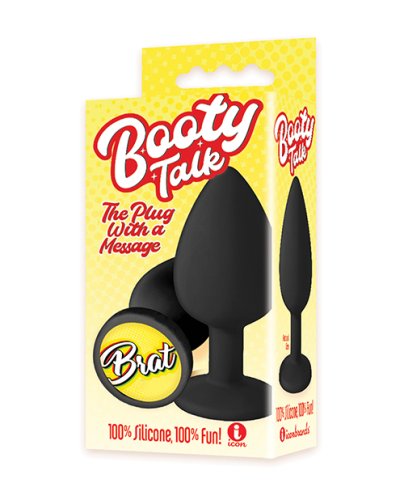 The 9\'s Booty Calls Brat Plug - Black