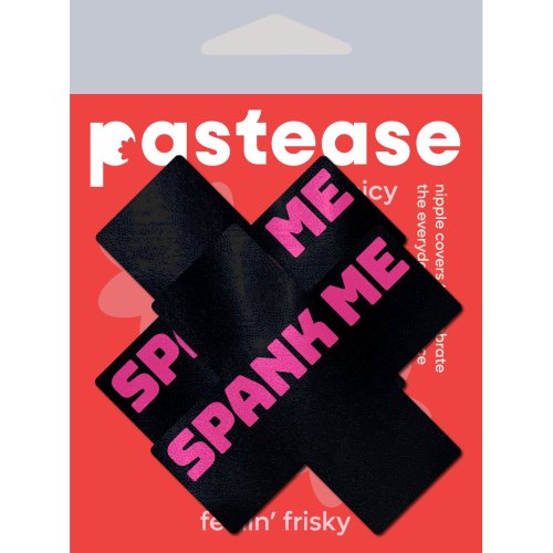 PASTEASE LIQUID BLACK CROSS PINK SPANK ME