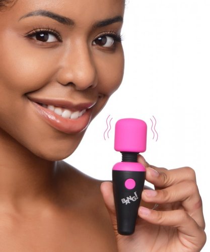 BANG! 10X VIBRATING MINI WAND PINK